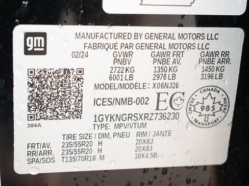 Used 2024 Cadillac XT5 Sportv w/ Technology Package AWD/4WD image 34