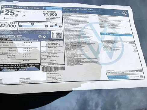 New 2026 Volkswagen Tiguan SEL R-Line image 36