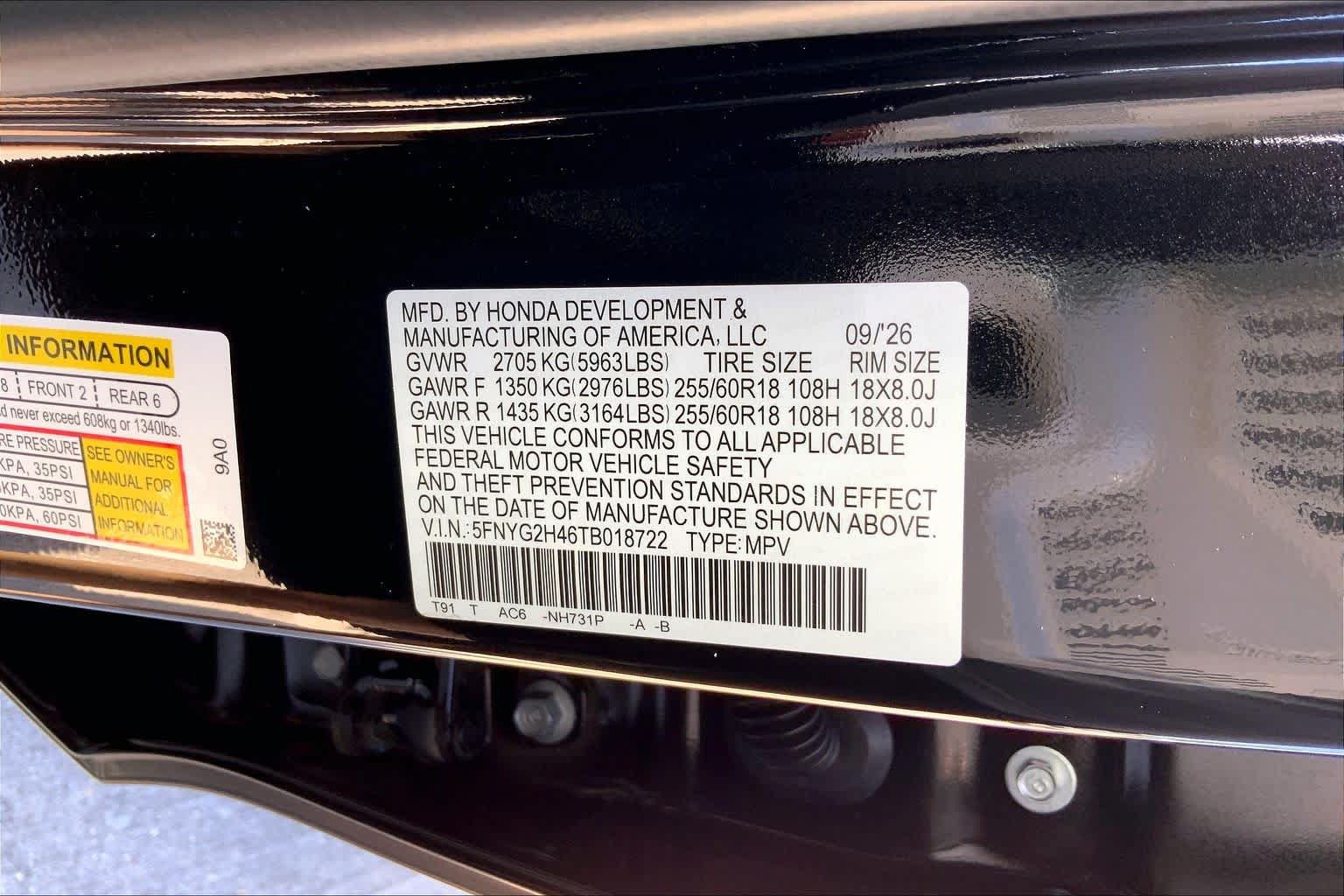 New 2026 Honda Pilot EX-L image 21