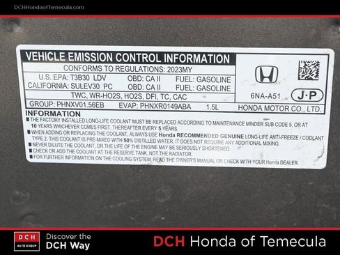 Certified 2023 Honda Accord LX image 9