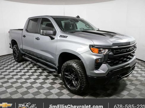 New 2026 Chevrolet Silverado 1500 Custom Trail Boss w/ Dark Appearance Package AWD/4WD image 1