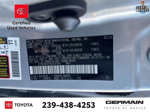 Certified 2024 Toyota Highlander XLE image 23