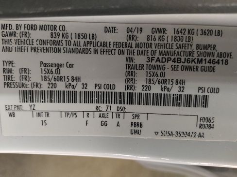 Used 2019 Ford Fiesta SE FWD image 33