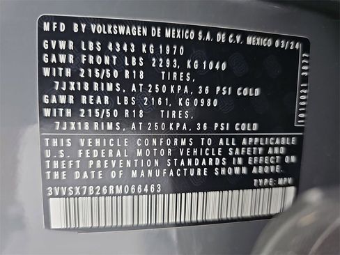 Used 2024 Volkswagen Taos SE image 49