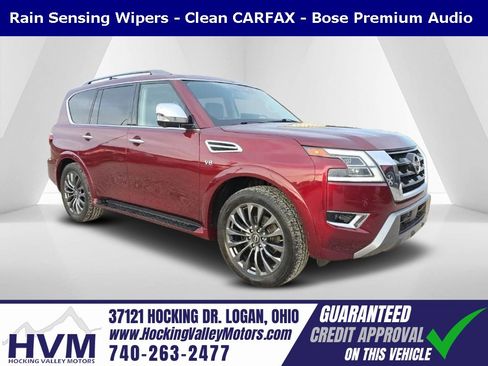 Used 2022 Nissan Armada Platinum w/ Captain's Chairs Package image 1