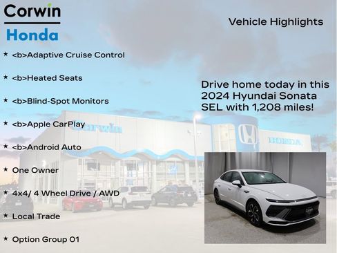 Used 2024 Hyundai Sonata SEL image 6