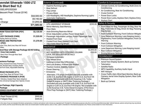 Certified 2023 Chevrolet Silverado 1500 LTZ w/ LTZ Premium Texas Edition AWD/4WD image 39