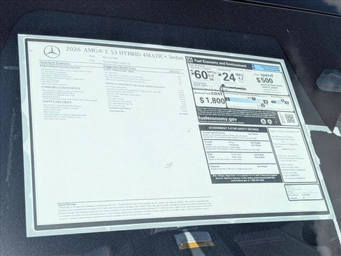 New 2026 Mercedes-Benz E 53 AMG e 4MATIC Sedan image 18