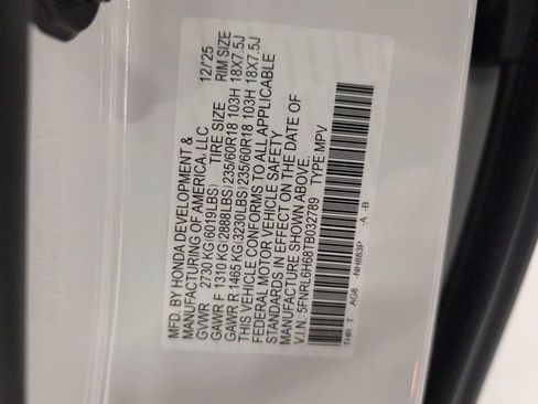 New 2026 Honda Odyssey EX-L image 39