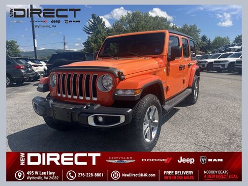 Used 2018 Jeep Wrangler Unlimited Sahara AWD/4WD image 1