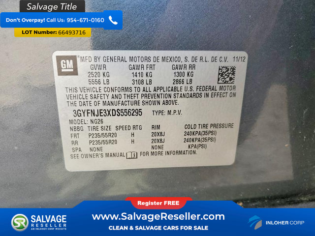 Used 2013 Cadillac SRX Premium AWD/4WD image 17