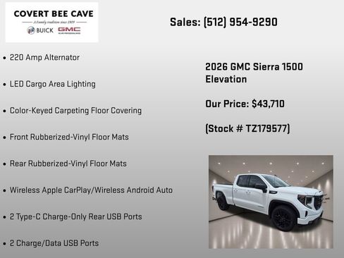 New 2026 GMC Sierra 1500 Elevation AWD/4WD image 36