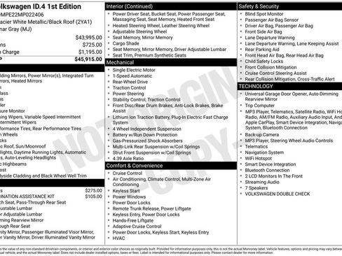 Used 2021 Volkswagen ID.4 1st Edition RWD image 3