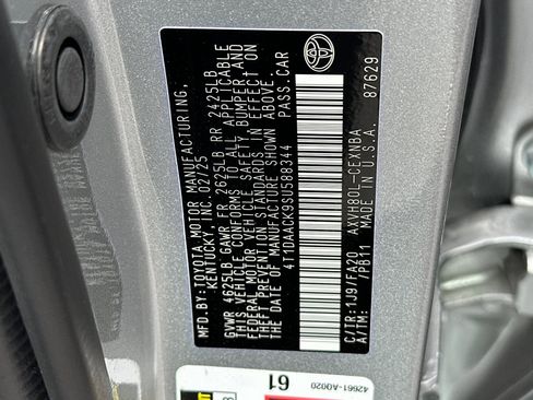 Certified 2025 Toyota Camry LE image 31