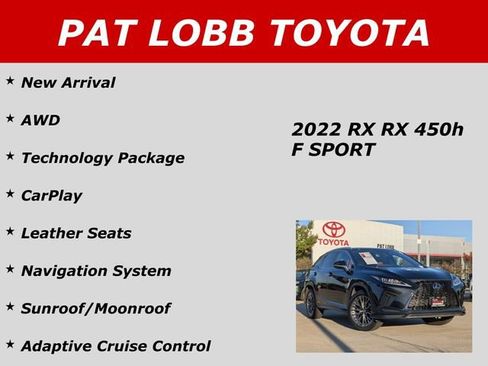Used 2022 Lexus RX 450h F Sport image 40