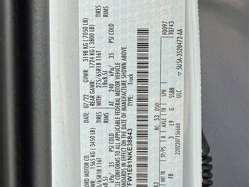 Certified 2022 Ford F150 XLT w/ Equipment Group 302A High image 29