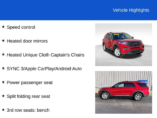 Used 2024 Ford Explorer XLT w/ Class IV Trailer Tow Package AWD/4WD image 3