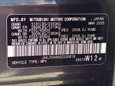 Used 2025 Mitsubishi Outlander SE FWD image 30