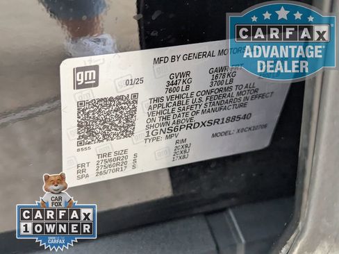 Certified 2025 Chevrolet Tahoe Z71 AWD/4WD image 35