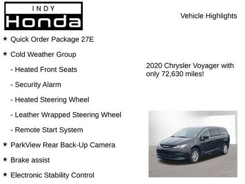Used 2020 Chrysler Voyager LX w/ Cold Weather Group image 7