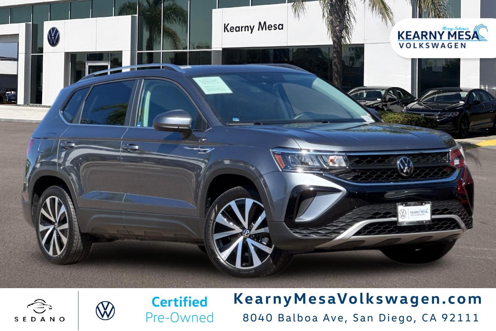 Used 2023 Volkswagen Taos SE w/ Panoramic Sunroof Package FWD image 1