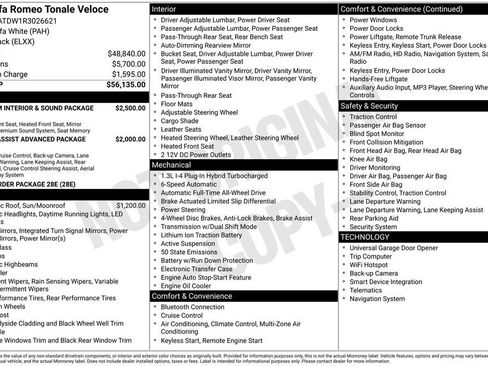 Used 2024 Alfa Romeo Tonale Veloce image 9