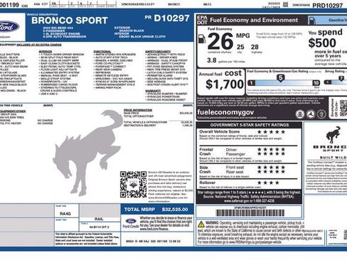 Used 2023 Ford Bronco Sport Big Bend image 37