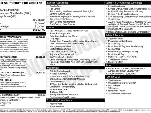 Used 2021 Audi A6 Premium Plus w/ Premium Plus Package image 2