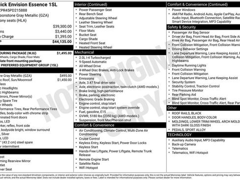 Used 2023 Buick Envision Essence w/ Sport Touring Package image 21