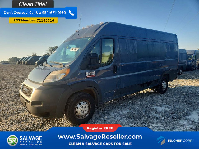 Used 2021 RAM ProMaster 3500 FWD image 1