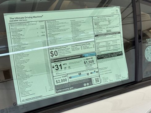 New 2026 BMW 330i Sedan w/ M Sport Package image 29