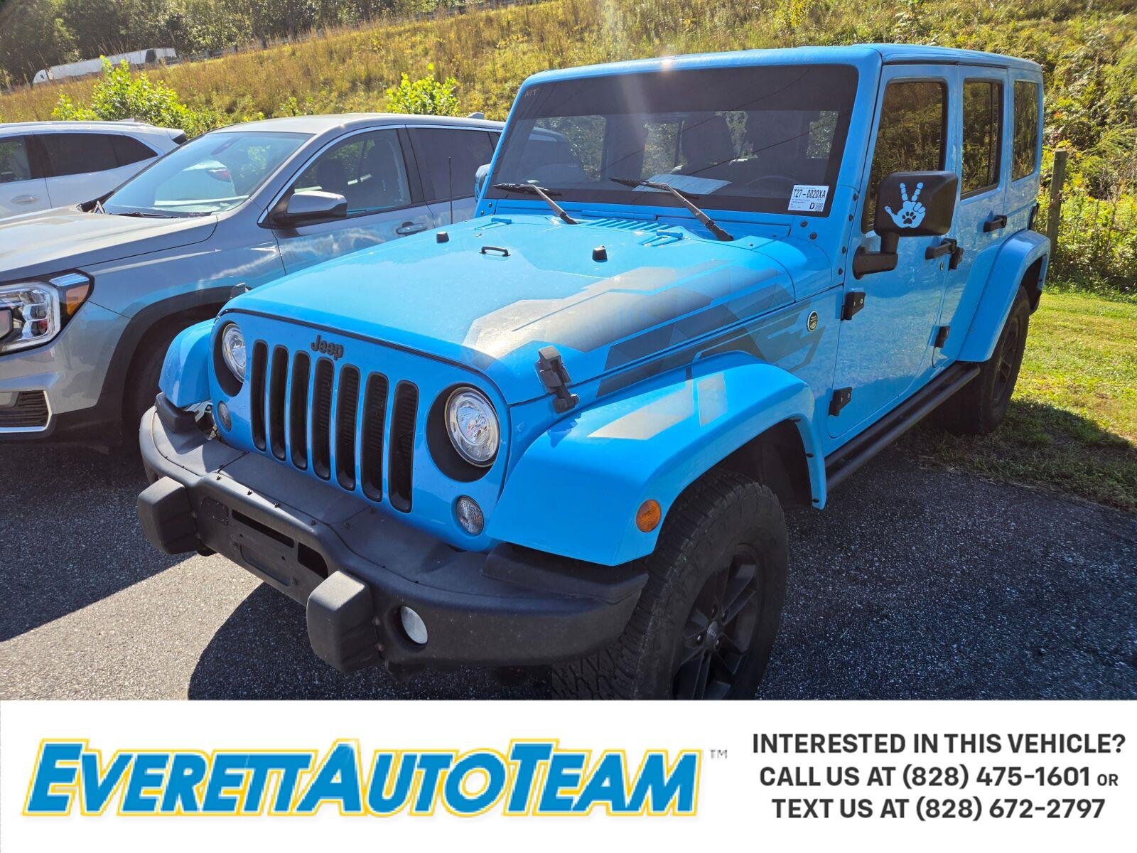 Used 2017 Jeep Wrangler Unlimited Sahara AWD/4WD image 1