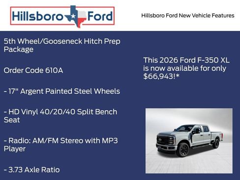 New 2026 Ford F350 XL w/ STX Appearance Package AWD/4WD image 15