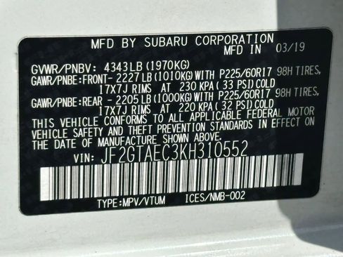 Used 2019 Subaru Crosstrek 2.0i Premium image 31