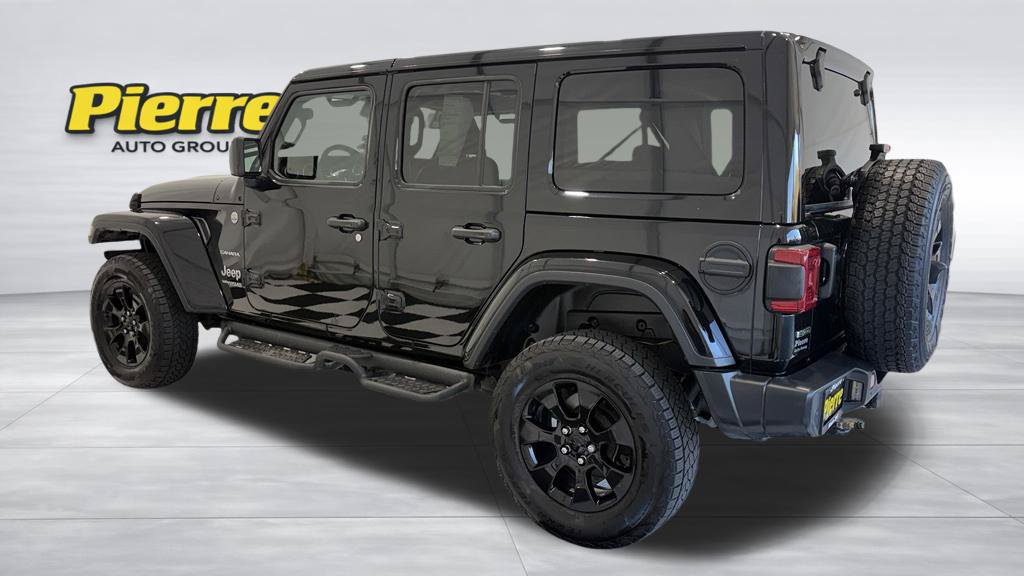 Used 2021 Jeep Wrangler Unlimited Sahara w/ Uconnect 4C Nav & Sound Group AWD/4WD image 2