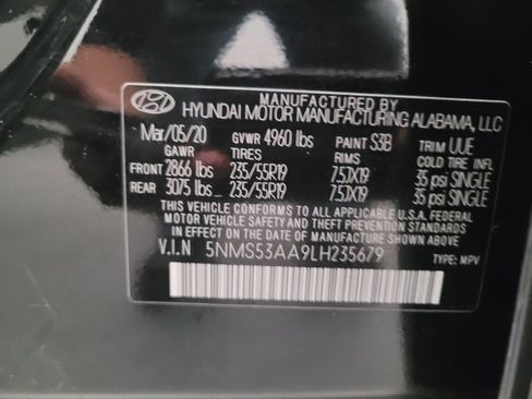 Used 2020 Hyundai Santa Fe Limited w/ Cargo Package FWD image 33