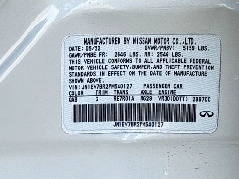 Used 2023 INFINITI Q50 Luxe w/ Cargo Package image 32