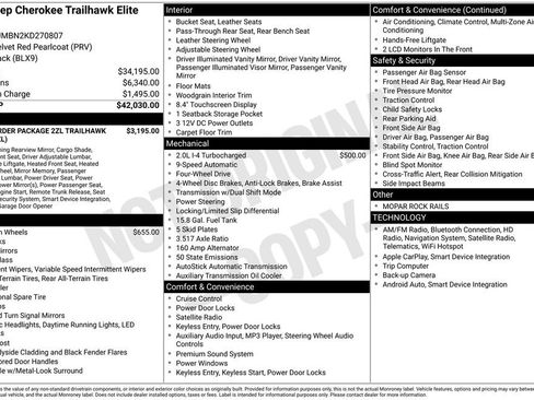 Used 2019 Jeep Cherokee Trailhawk image 36