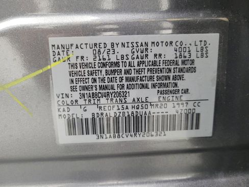 Used 2024 Nissan Sentra SV w/ All-Weather Package FWD image 33