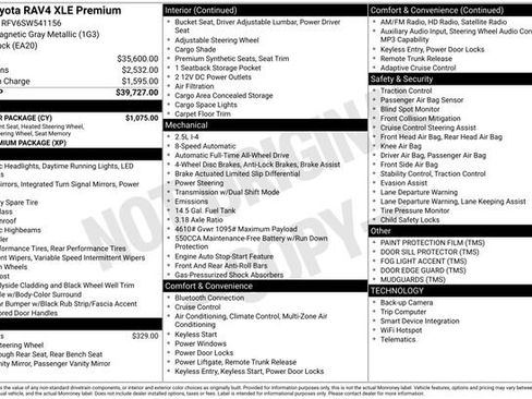 Used 2025 Toyota RAV4 XLE Premium w/ Weather Package AWD/4WD image 10