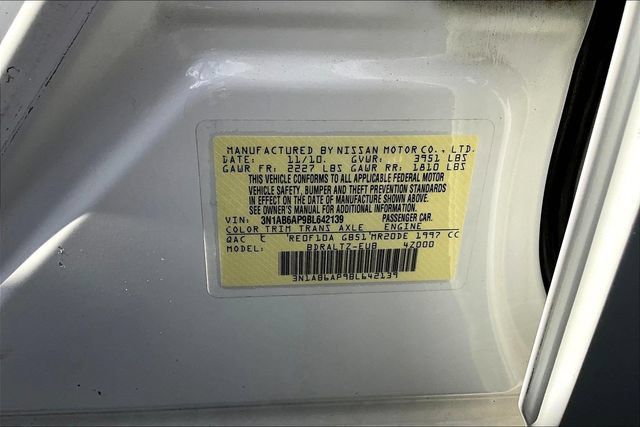 Used 2011 Nissan Sentra 2.0 S w/ Convenience Pkg FWD image 4