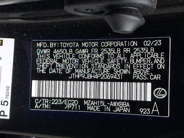 Used 2023 Lexus UX 250h AWD w/ Accessory Package (Z2) image 30