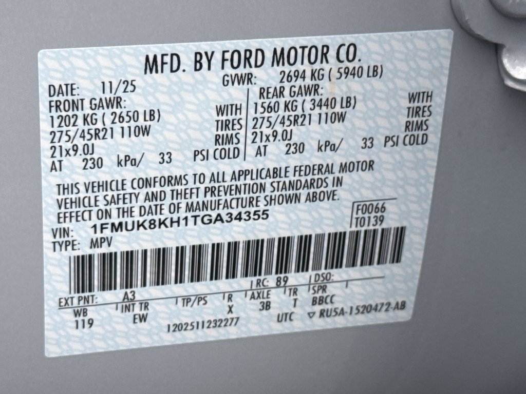 Used 2026 Ford Explorer ST-Line w/ ST-Line Street Pack AWD/4WD image 33