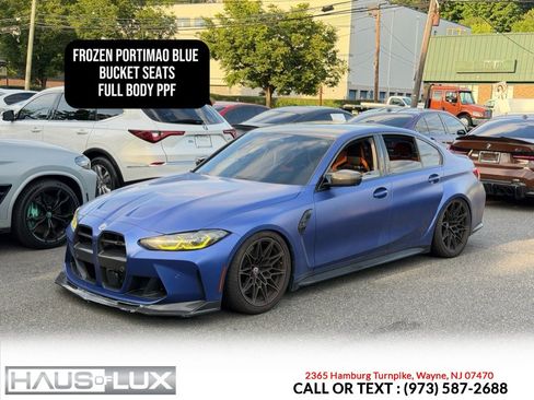 Used 2022 BMW M3 Competition w/ M Carbon Exterior Package AWD/4WD image 1