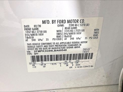 Used 2020 Ford Edge SE w/ Cargo Accessory Package image 26