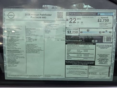 New 2026 Nissan Pathfinder Platinum image 35