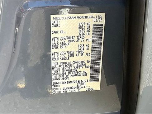 Used 2022 Nissan Frontier PRO-4X AWD/4WD image 20
