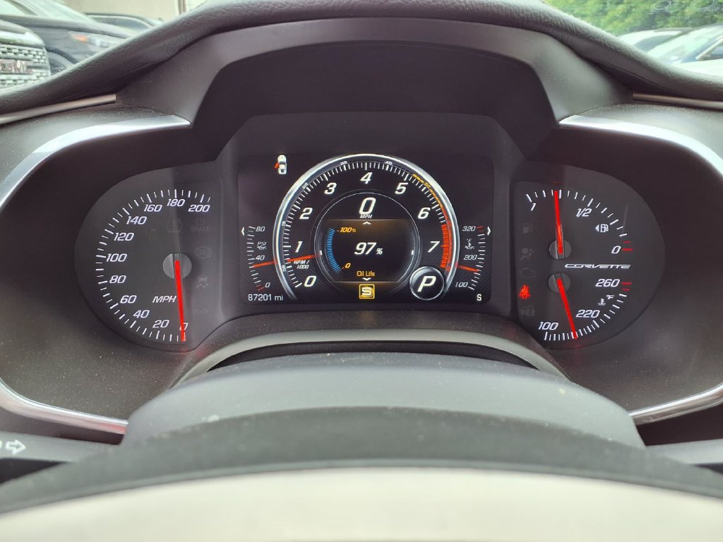 Certified 2016 Chevrolet Corvette Stingray Convertible w/ Carbon Flash Badge Package RWD image 12