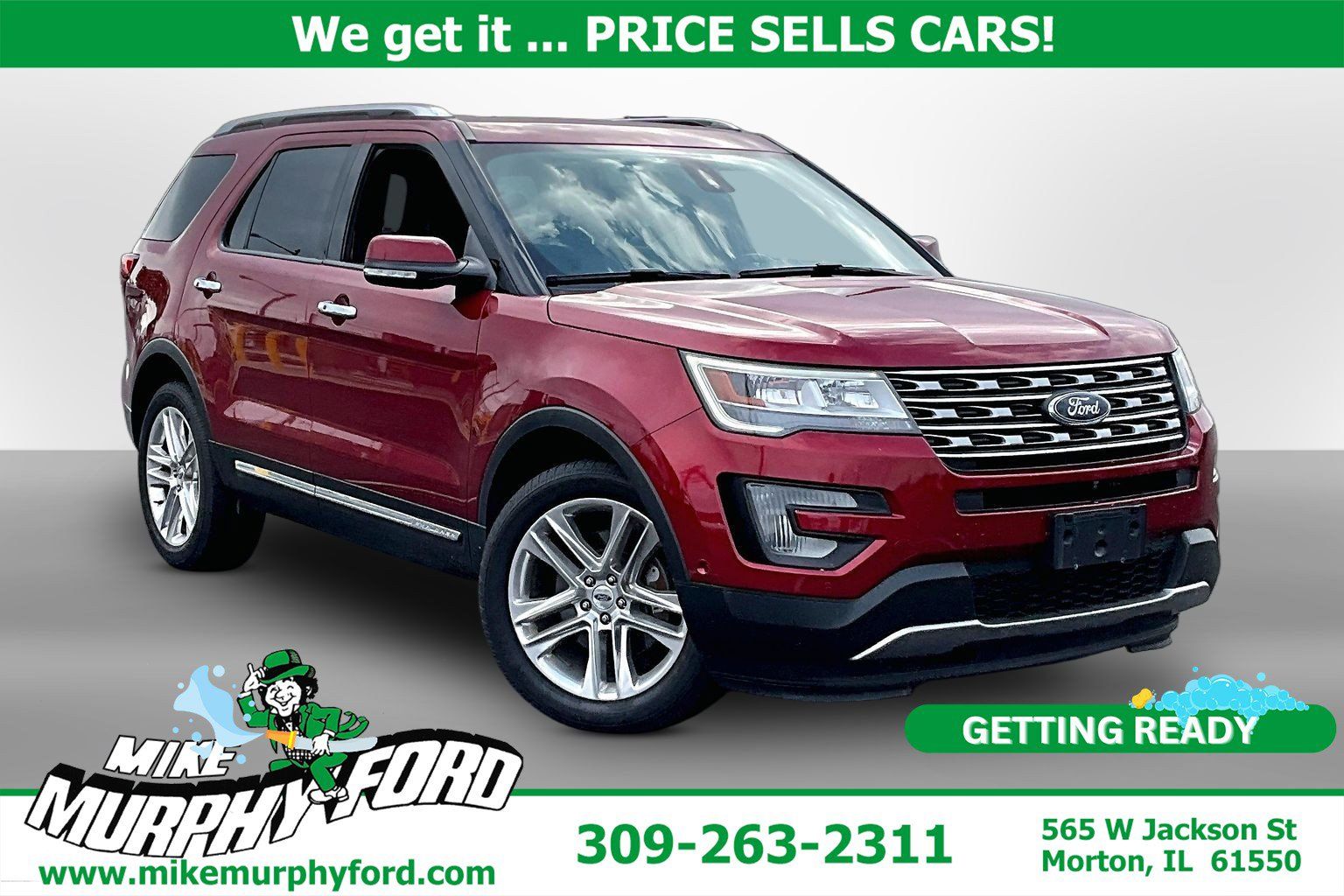 Used 2017 Ford Explorer Limited w/ Equipment Group 301A AWD/4WD image 1