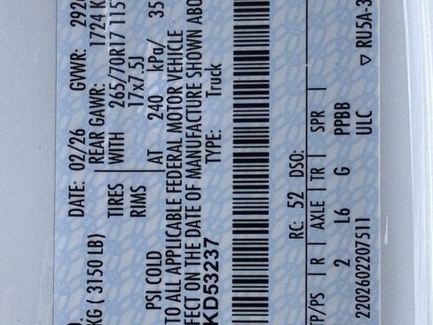 New 2026 Ford F150 XL w/ Equipment Group 103A High image 7